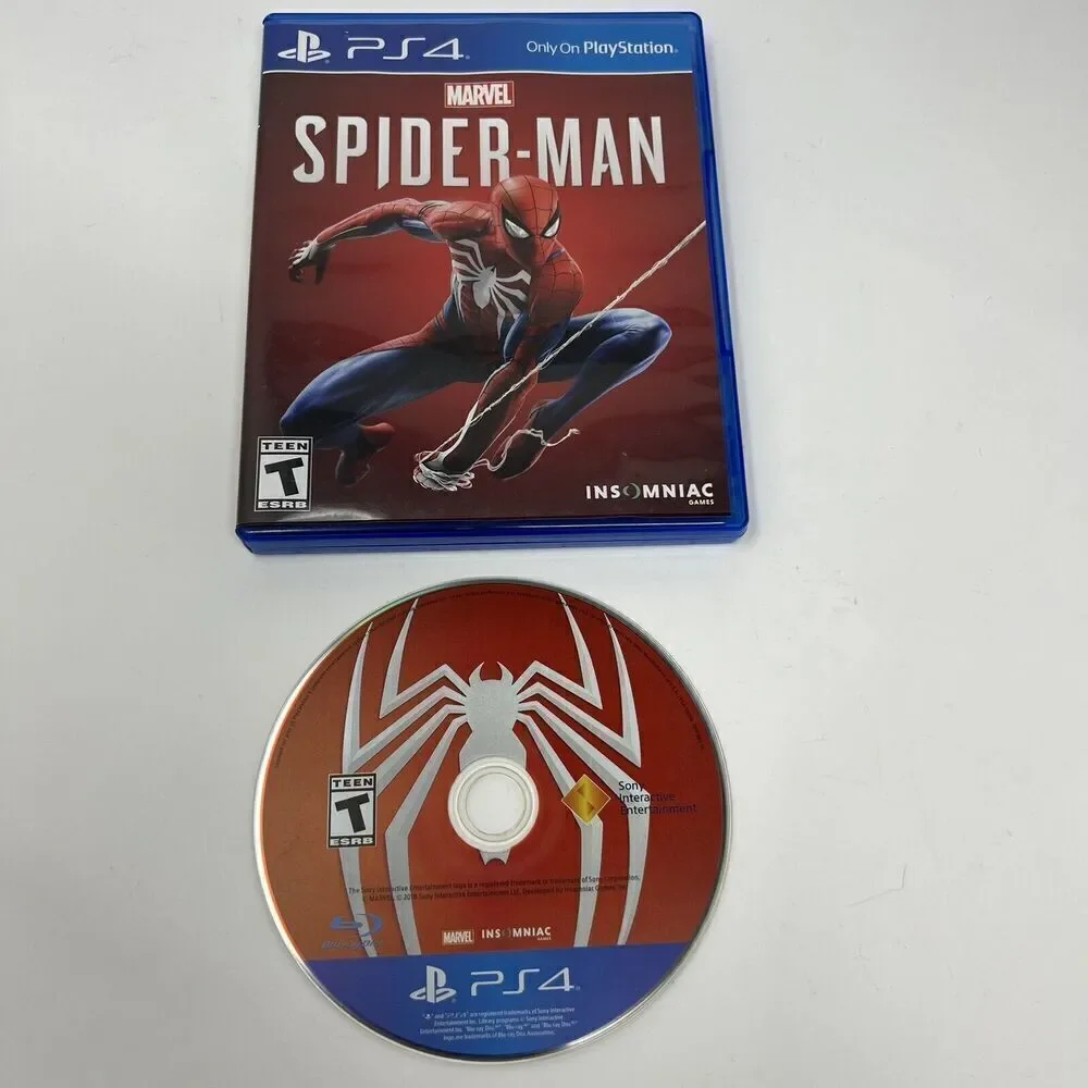 Marvel Spider-Man (Sony PlayStation 4 PS4, 2018) Tested Works